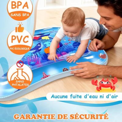 Tapis d’éveil sensoriel aquatique Montessori pour bébé